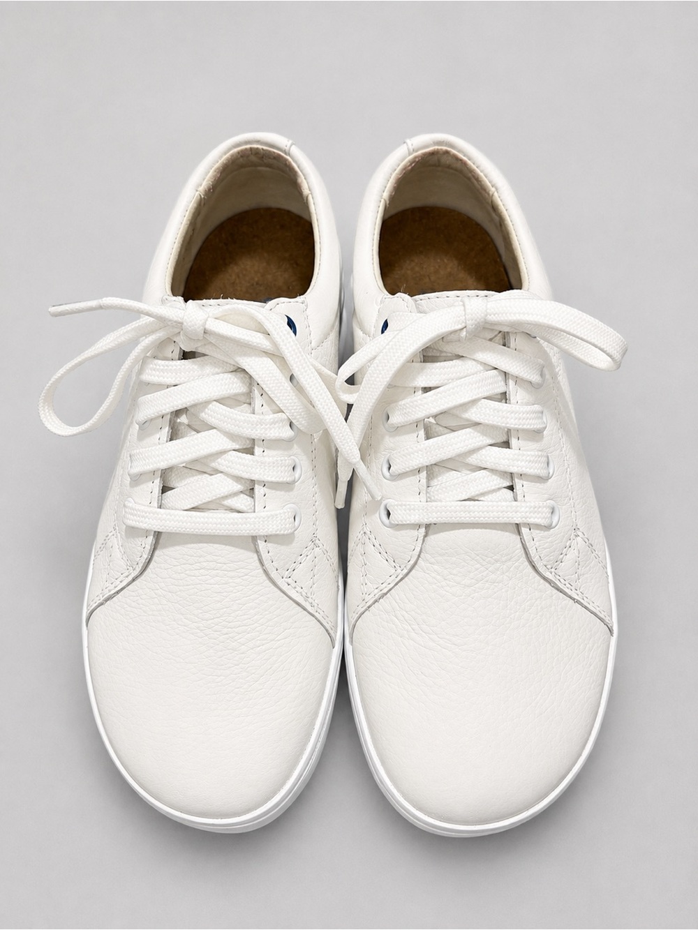 Classic White Leather Women’s Sneakers : WORN ONE TIME